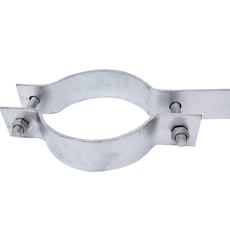 Steel Cable Hoop Pole Clamp,Galvanized Steel Electric Pole Clamp,Fastening Clamp for Pole