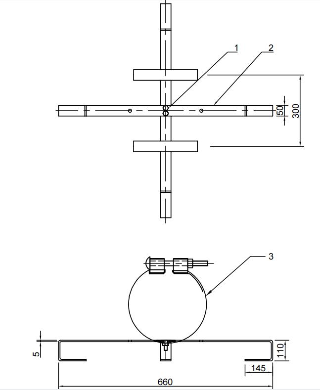 Storage and Coiling Bracket for Fiber Optic Cables